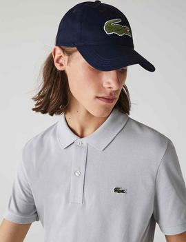 GORRA LACOSTE COCODRILO OVERSIZED AZUL MARINO