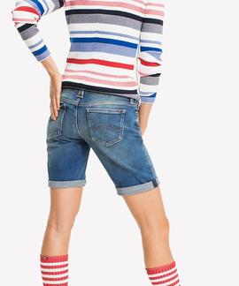 CLASSIC DENIM LONGER SHORT