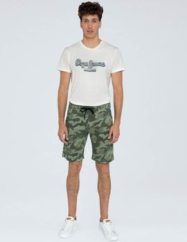 OWEN SHORT CAMO 682 FOREST GREEN GYMDIGO DENIM