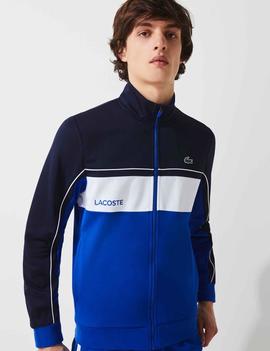 SUDADADERA LACOSTE SPORT DE PIQUE COLORBLOCK