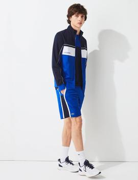 SUDADADERA LACOSTE SPORT DE PIQUE COLORBLOCK