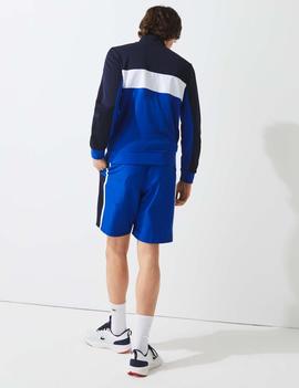 SUDADADERA LACOSTE SPORT DE PIQUE COLORBLOCK