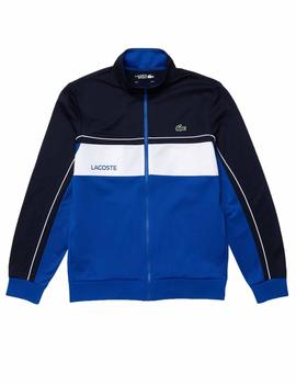 SUDADADERA LACOSTE SPORT DE PIQUE COLORBLOCK