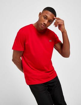 CAMISETA BÁSICA LACOSTE ROJA