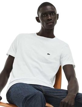 CAMISETA BÁSICA LACOSTE BLANCA