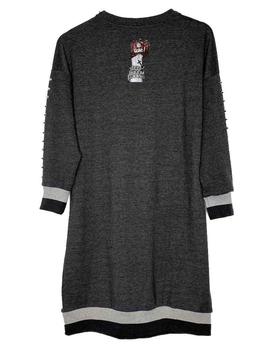 VESTIDO MADONNA REBELHEARTH GRIS ANTRACITA