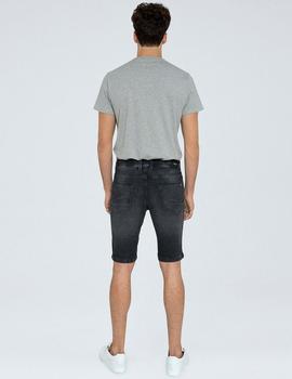 BERMUDA JAGGER SHORT SLIM FIT GYMDIGO NEGRO DEGRADÉ