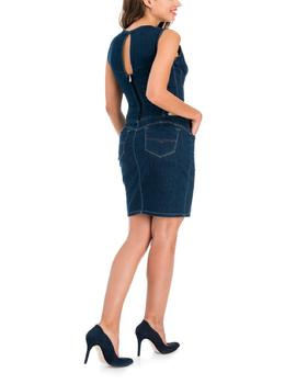 VESTIDO DIVA SOFT TOUCH EN DENIM AZUL