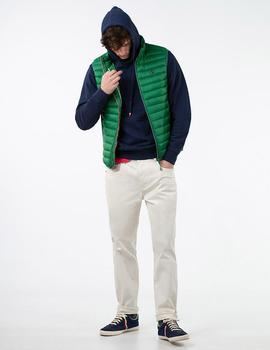 CHALECO PLUMAS VERDE