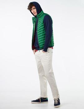 CHALECO PLUMAS VERDE