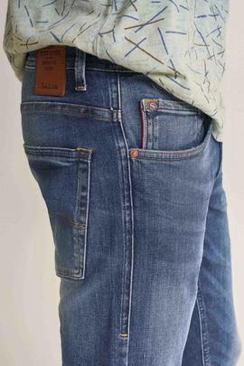 CLASH SKINNY FIT EN DENIM AZUL CON ROTOS