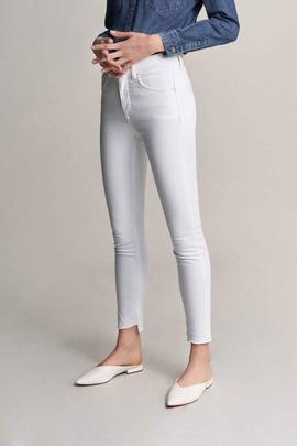 SECRET GLAMOUR CAPRI SKINNY FIT HIGH RISE EN DENIM BLANCO