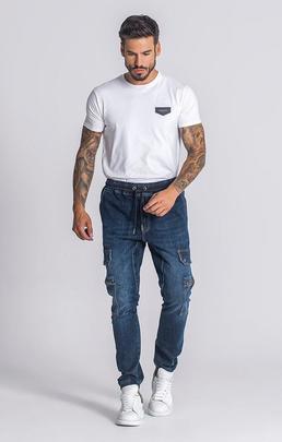 PANTALÓN CARGO REGULAR CORE AZUL OSCURO