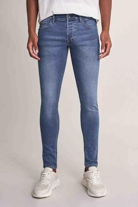 CLASH SKINNY FIT JOGGER DENIM AZUL CON GRAFENO