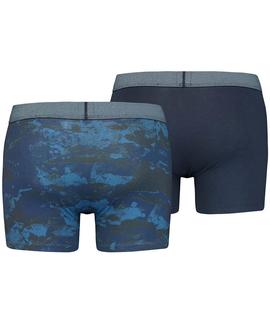 BOXER LEVIS MEN OCEAN CAMO AOP BOXER BRIEF 2P BLUE