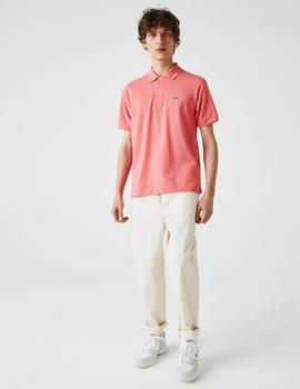 POLO LACOSTE SLIM FIT F9C SALMÓN