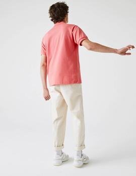 POLO LACOSTE SLIM FIT F9C SALMÓN