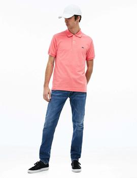 POLO LACOSTE SLIM FIT F9C SALMÓN