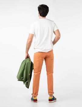 CAMISETA CON BOLSO EN EL PECHO BLANCA