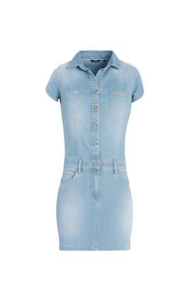 VESTIDO WONDER PUSH UP EN DENIM CLARO