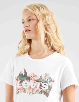 CAMISETA LEVI’S® THE PERFECT TEE HUMMINGBIRD WHITE