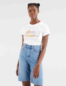 CAMISETA LEVI’S® THE PERFECT TEE BATWING DREAMY FILL WHITE