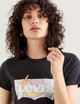 CAMISETA LEVI’S® THE PERFECT TEE BATWING DREAMY FILL CAVIAR