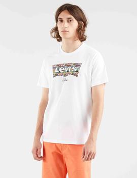 CAMISETA LEVI'S® HOUSEMARK GRAPHIC TEE FISH FILL WHITE