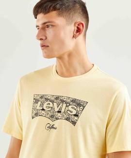 CAMISETA LEVI'S® HOUSEMARK GRAPHIC TEE FISH FILL GOLDEN HAZE