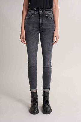 SECRET GLAMOUR SKINNY FIT HIGH RISE EN DENIM GRIS