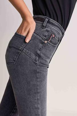 SECRET GLAMOUR SKINNY FIT HIGH RISE EN DENIM GRIS