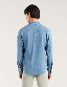 CAMISA VAQUERA LEVI'S® BARSTOW WESTERN WORN IN LIGHT