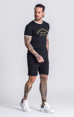 CAMISETA GIANNI KAVANAGH COUTURE CORE NEGRA