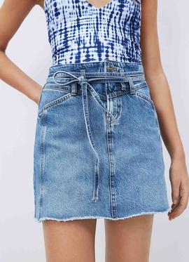 RAISA SKIRT REGULAR FIT 000 DENIM WISHER WASH