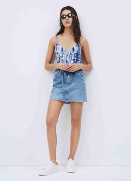 RAISA SKIRT REGULAR FIT 000 DENIM WISHER WASH