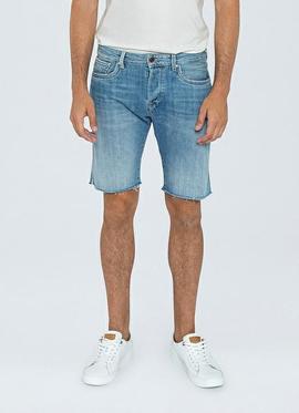 BERMUDA VAQUERA STANLEY SHORT BRIT TAPER FIT 000 DENIM