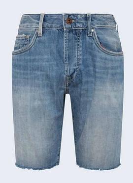 BERMUDA VAQUERA STANLEY SHORT BRIT TAPER FIT 000 DENIM