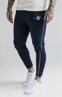 AGILITY DELUXE TRACK PANT NAVY - OFF WHITE