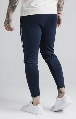 AGILITY DELUXE TRACK PANT NAVY - OFF WHITE