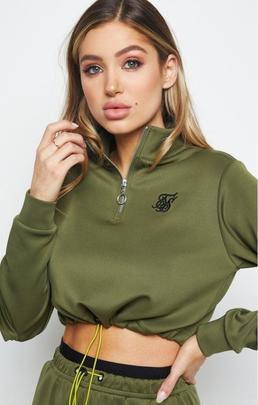 CARGO POCKET TRACK TOP KHAKI