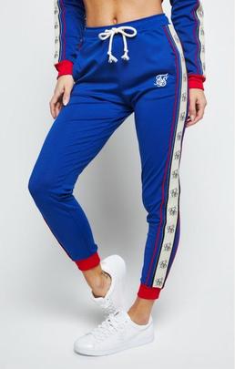 PREMIUM TAPE TRACK PANTS BLUE