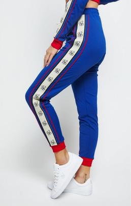 PREMIUM TAPE TRACK PANTS BLUE