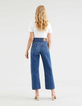 PANTALÓN VAQUERO RIBCAGE STRAIGHT FIT ANKLE NOE FOG