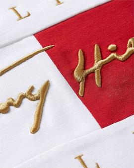 SIGNATURE FLAG RELAXED FIT WHITE
