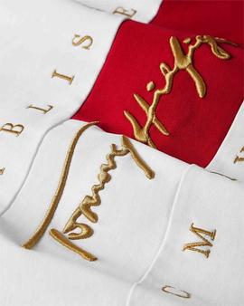 SIGNATURE FLAG RELAXED FIT WHITE