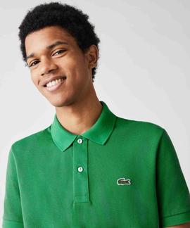 POLO LACOSTE SLIM FIT QMN VERDE