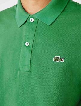 POLO LACOSTE SLIM FIT QMN VERDE