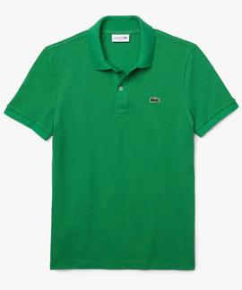 POLO LACOSTE SLIM FIT QMN VERDE