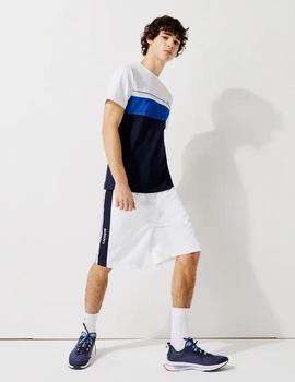 CAMISETA LACOSTE SPORT COLOR BLOCK TRANSPIRABLE
