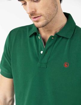 POLO MANGA CORTA VERDE OSCURO